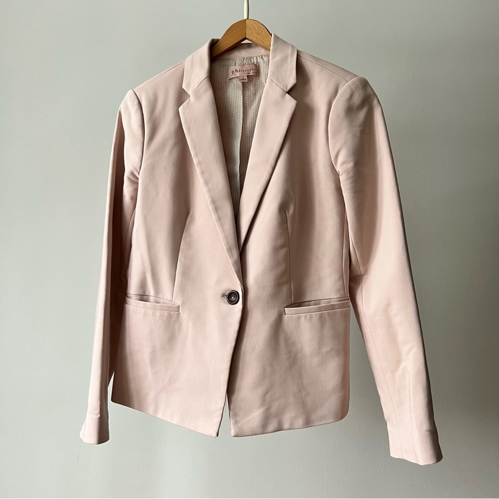 Philosophy Light Pink Blazer